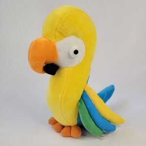 2023 Hey Clay Parrot Bird McCaw Plush Stuffed Animal Toy Kids Amsterdam Yellow